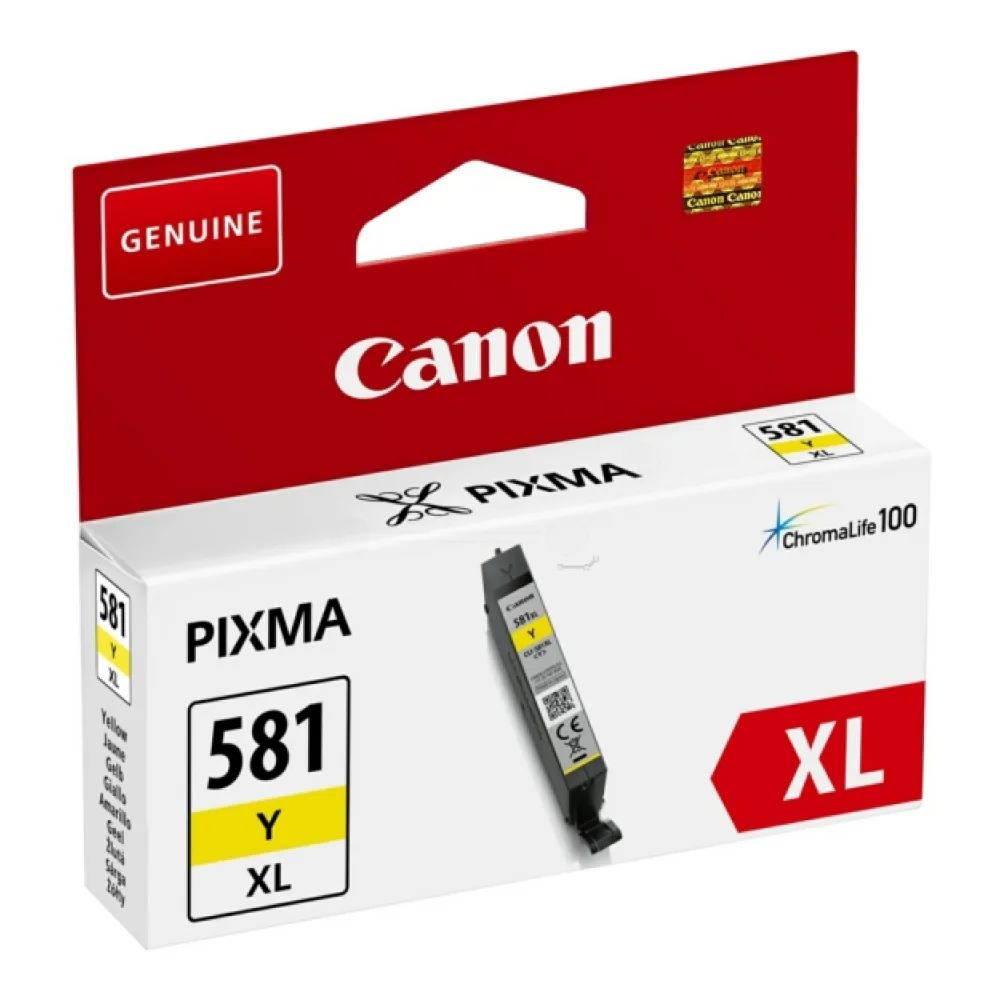 Original Canon 2051C001 / CLI581YXL Tintenpatrone gelb