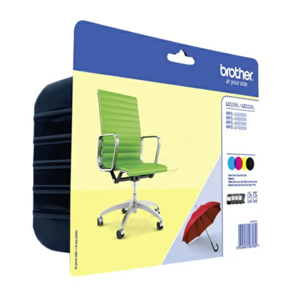 Original Brother LC229XLVALBPDR Tintenpatrone Multipack