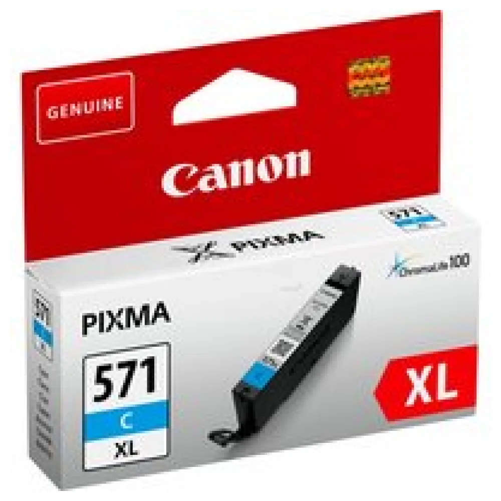 Original Canon 0332C001 / CLI571CXL Tintenpatrone cyan – Bild 2