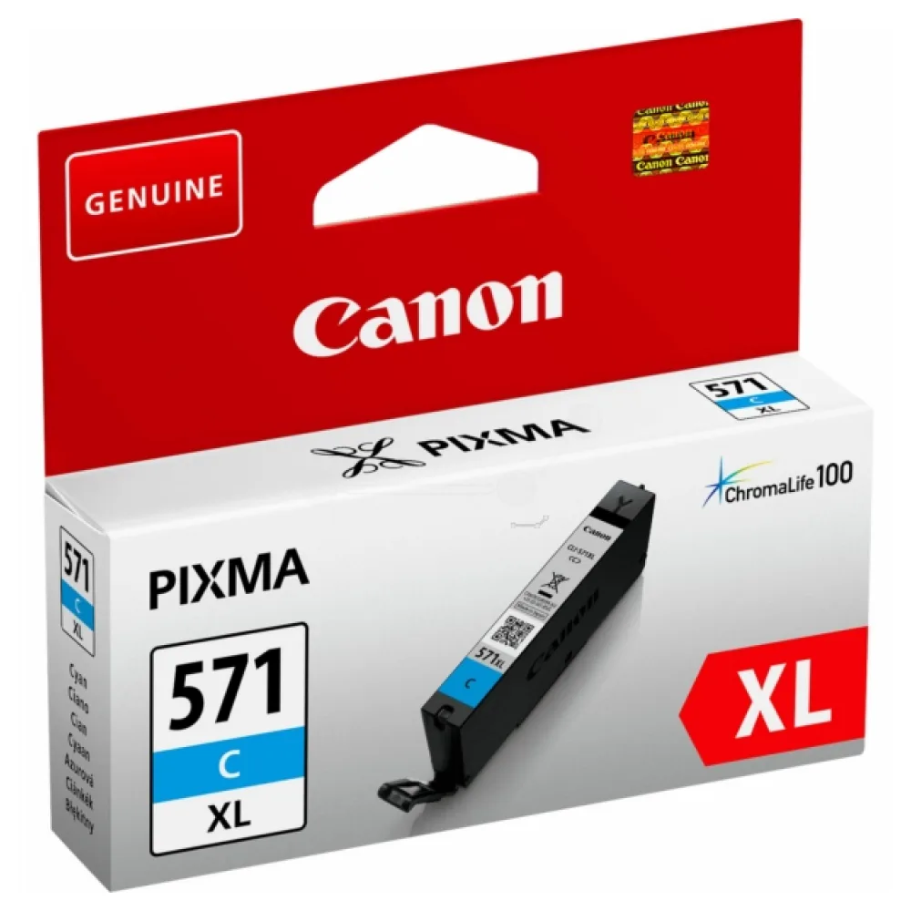 Original Canon 0332C001 / CLI571CXL Tintenpatrone cyan