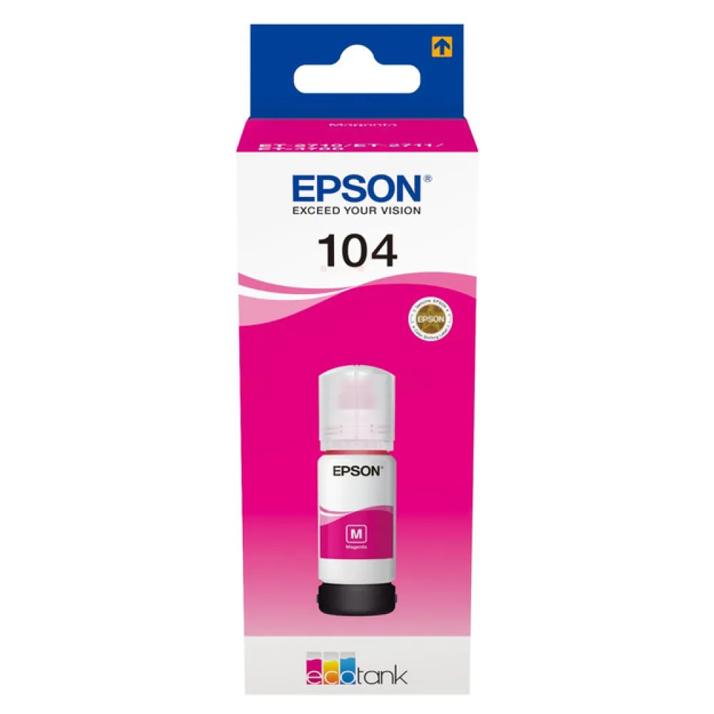 Original Epson C13T00P340 / 104 Tintenflasche magenta