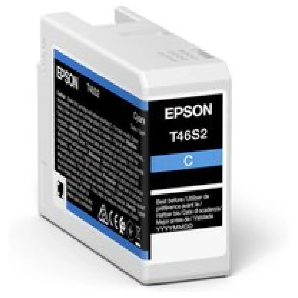 Original Epson C13T46S200 / T46S2 Tintenpatrone cyan – Bild 2