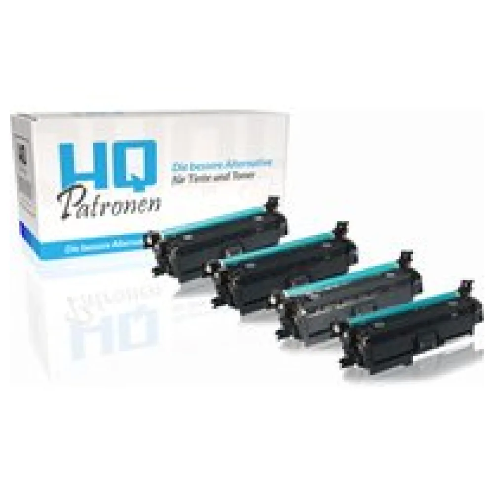 Multipack kompatibel zu HP CE250A / 504A enthält 4x Tonerkartusche – Bild 2