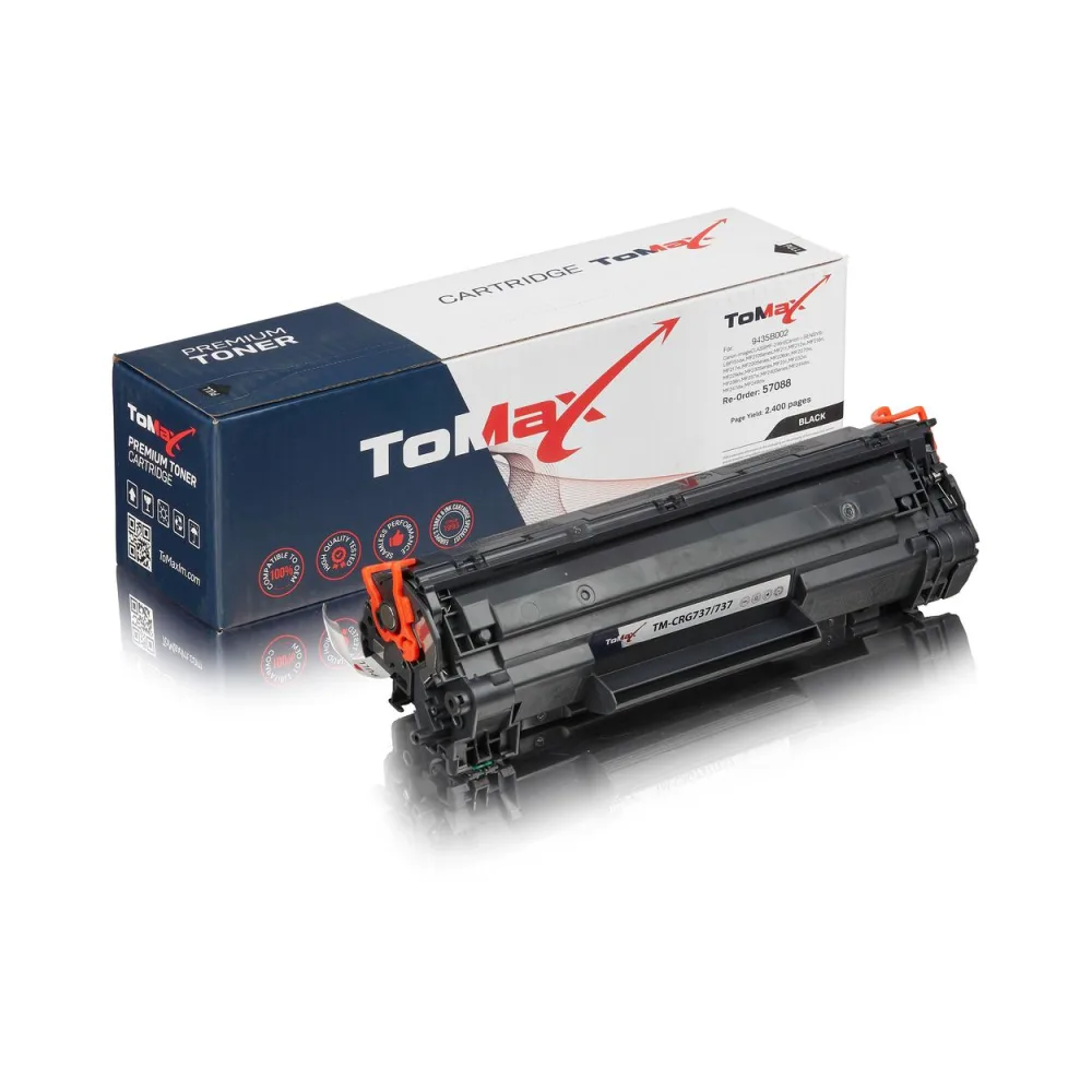 ToMax Premium ersetzt Canon 9435B002 / 737 Toner, schwarz