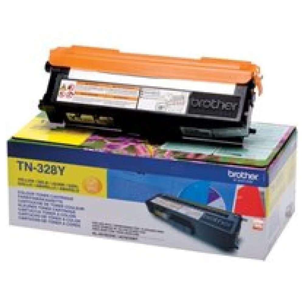 Original Brother TN328Y Toner gelb – Bild 2