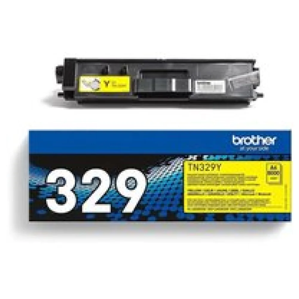 Original Brother TN329Y Toner gelb – Bild 2