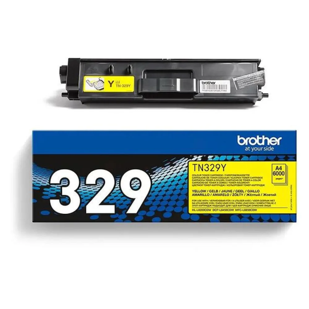 Original Brother TN329Y Toner gelb