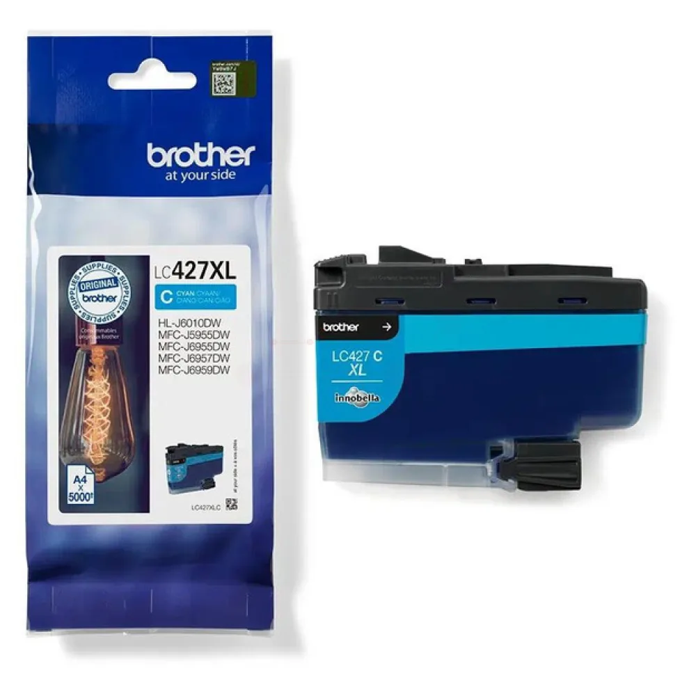 Original Brother LC427XLC Tintenpatrone cyan