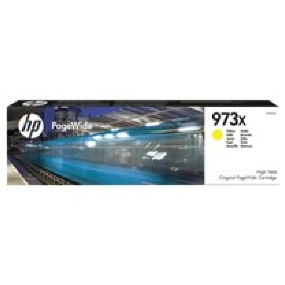 Original HP F6T83AE / 973X Tintenpatrone gelb – Bild 2