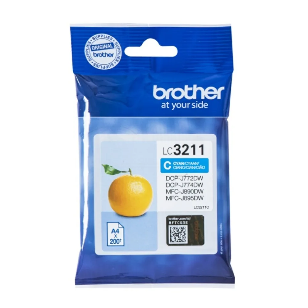 Original Brother LC3211C Tintenpatrone cyan