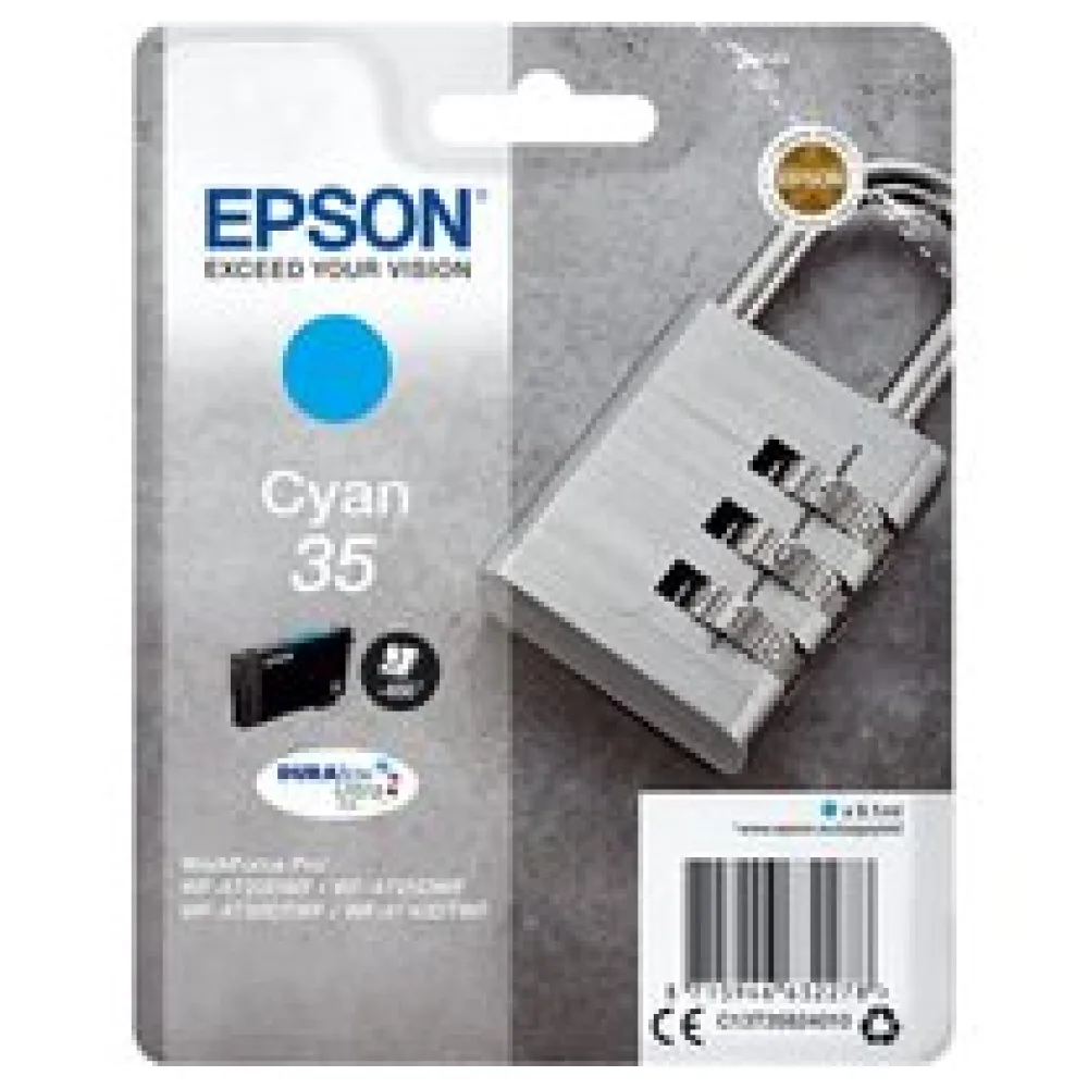 Original Epson C13T35824010 / 35 Tintenpatrone cyan – Bild 2