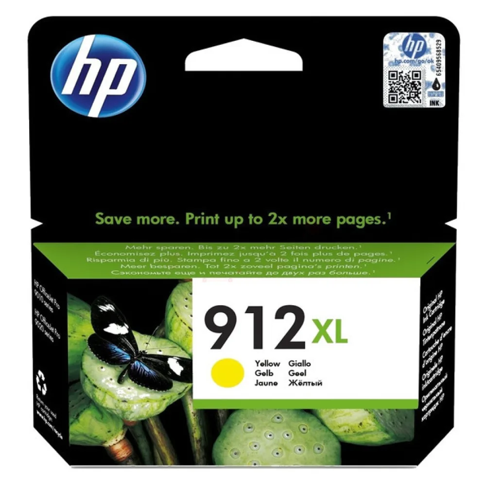 Original HP 3YL83AE / 912XL Tintenpatrone gelb