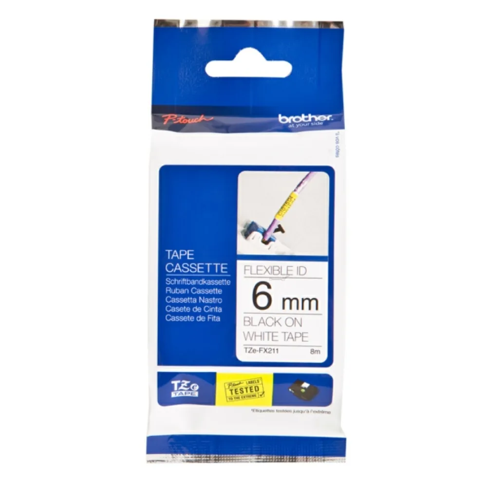 Original Brother TZEFX211 P-Touch Farbband