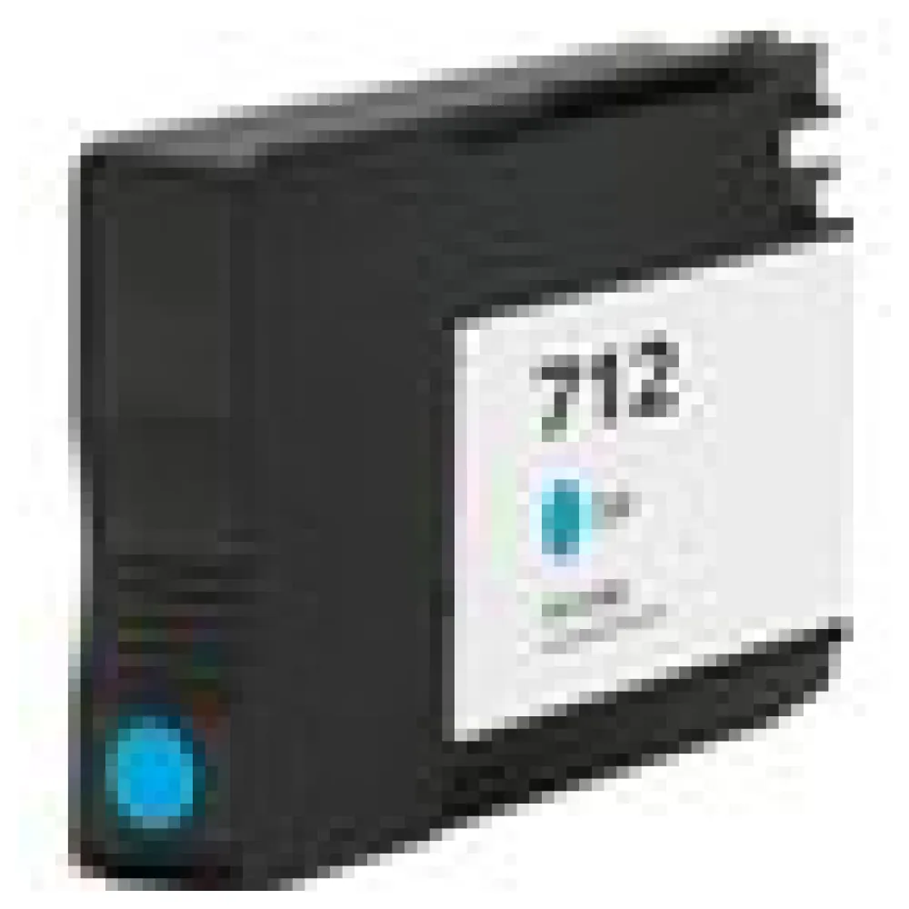 Kompatibel zu HP 3ED67A / 712 Tintenpatrone, cyan – Bild 3