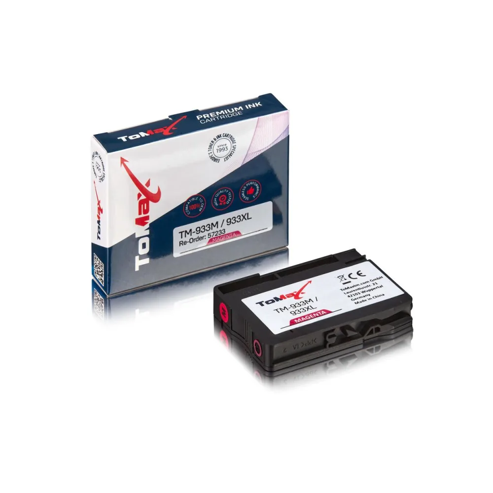 ToMax Premium ersetzt HP CN055AE / 933XL Tintenpatrone, magenta
