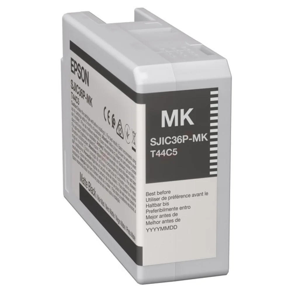 Original Epson C13T44C540 / SJIC36PMK Tintenpatrone schwarz matt