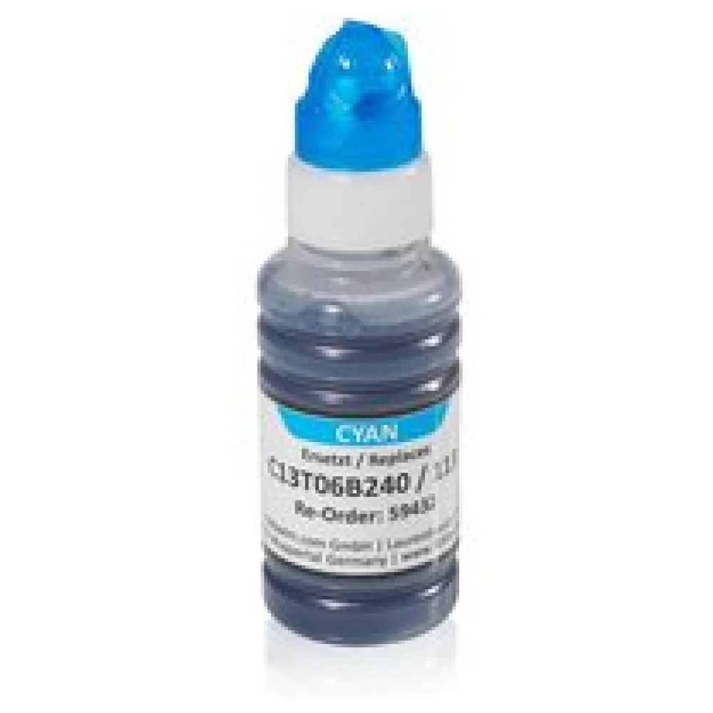 Kompatibel zu Epson C13T06B240 / 113 Tintenflasche, cyan – Bild 2