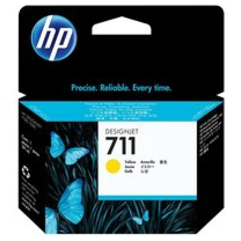 Original HP CZ132A / 711 Tintenpatrone gelb – Bild 2
