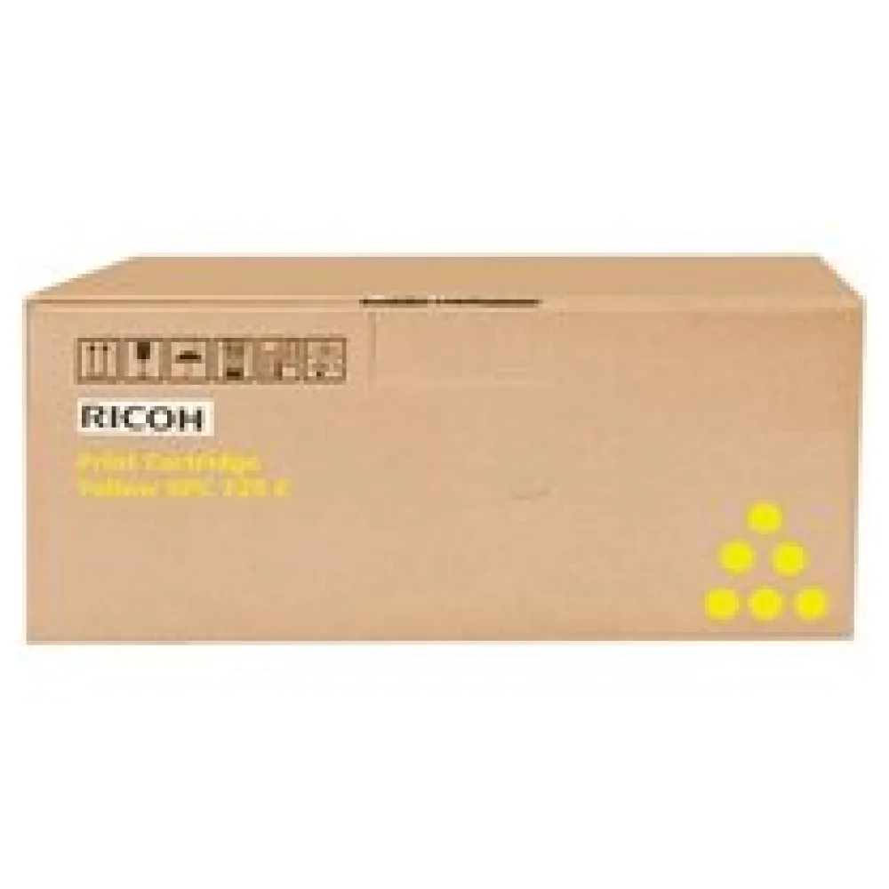 Original Ricoh 406106 / SPC220E Toner gelb – Bild 2