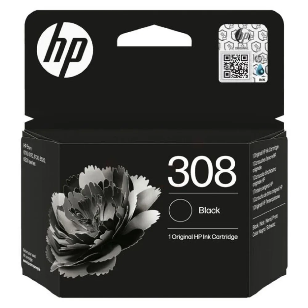 Original HP 7FP21UE / 308 Druckkopfpatrone schwarz