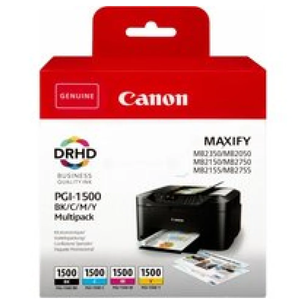 Original Canon 9218B006 / PGI1500BKCMY Tintenpatrone Multipack – Bild 2