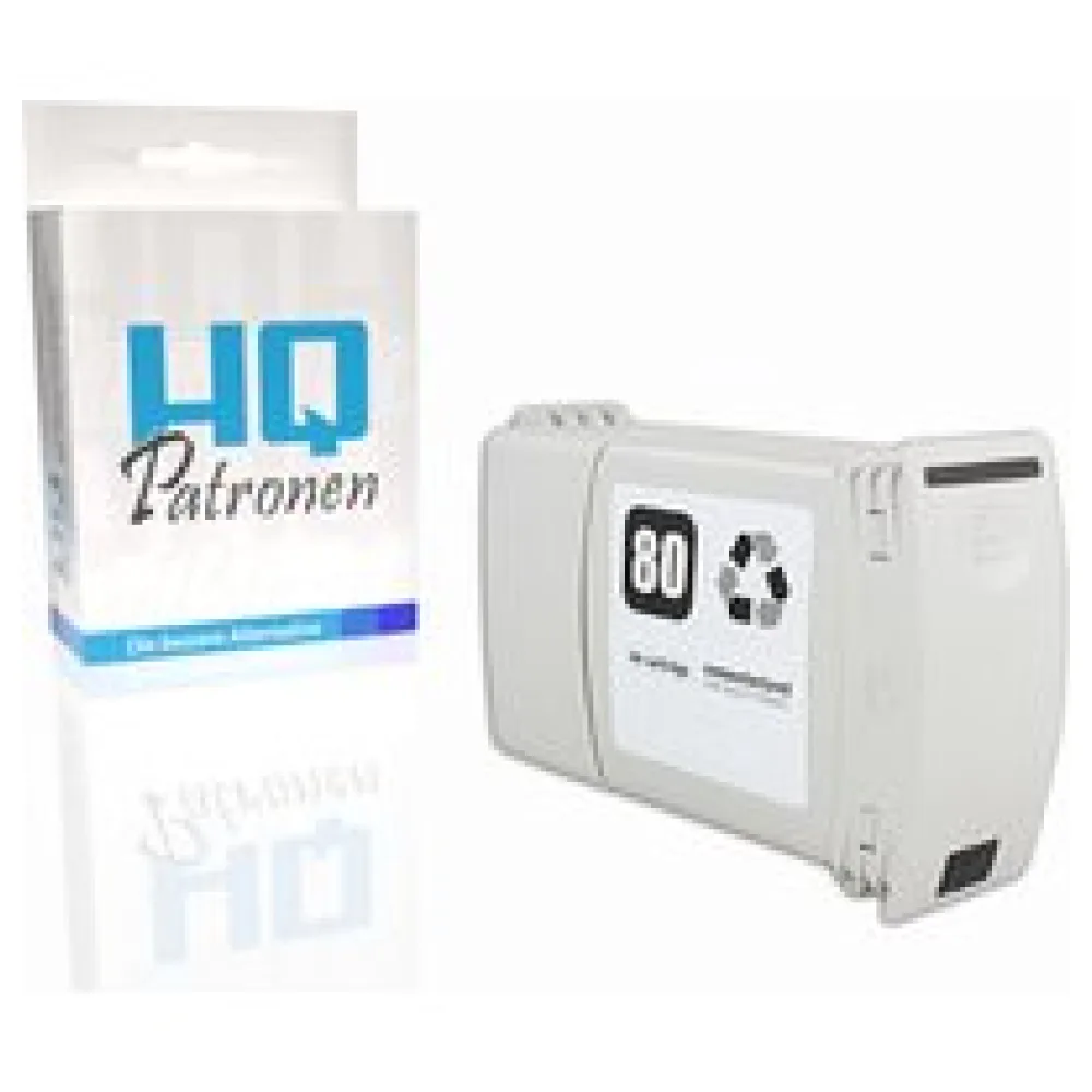 Kompatibel zu HP C4871A / 80 Tintenpatrone, schwarz – Bild 2
