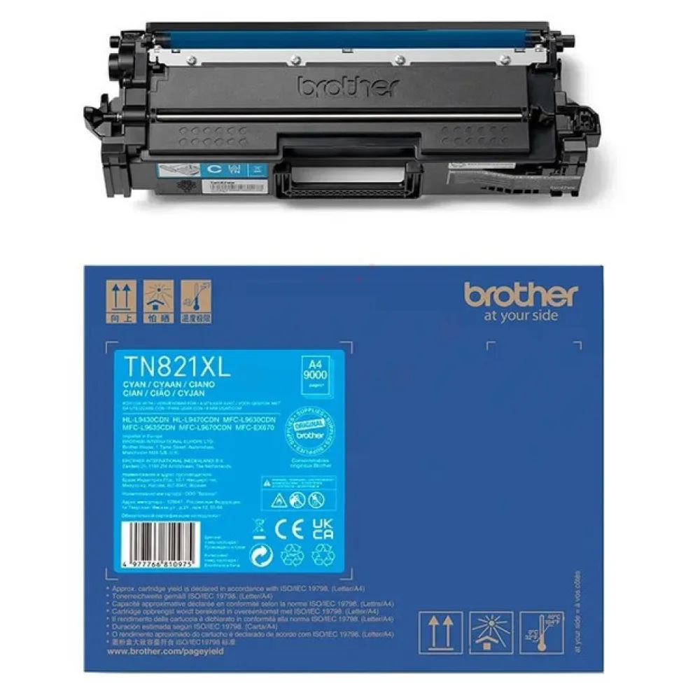 Original Brother TN821XLC Toner cyan