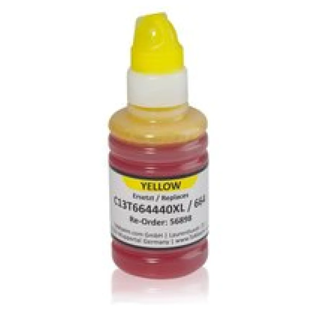 Kompatibel zu Epson C13T664440 / 664 XL Tintenpatrone, gelb – Bild 2