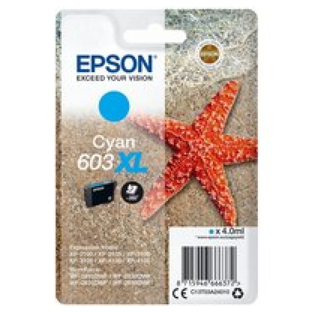 Original Epson C13T03A24010 / 603XL Tintenpatrone cyan – Bild 2