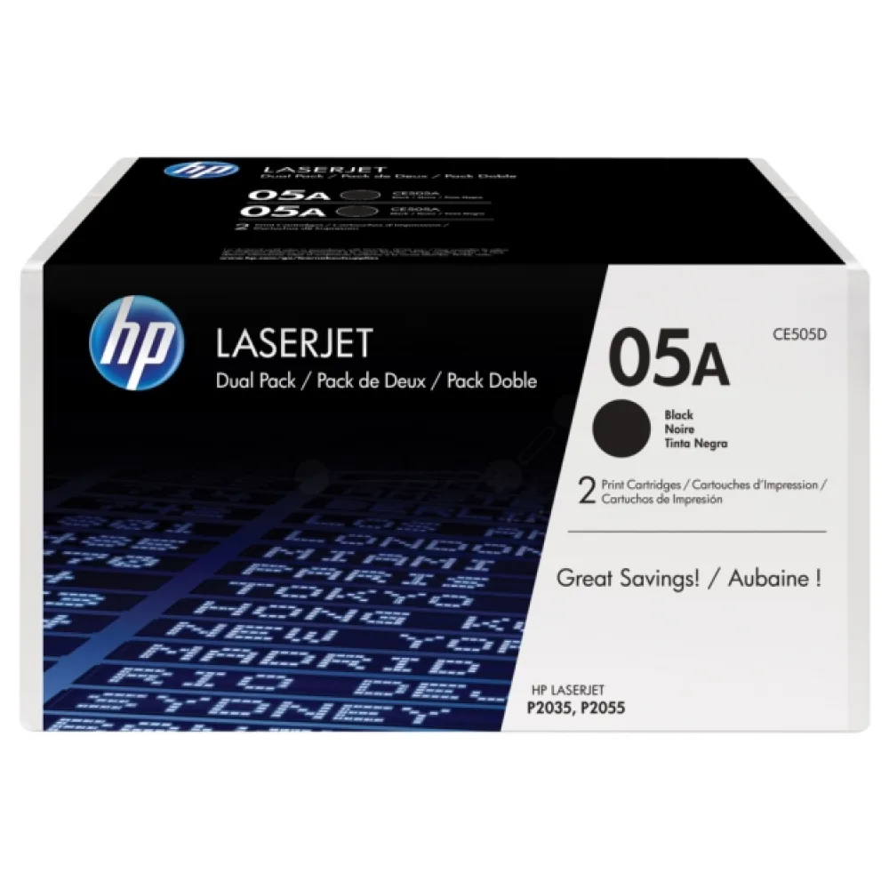 Original HP CE505D / 05A Toner schwarz