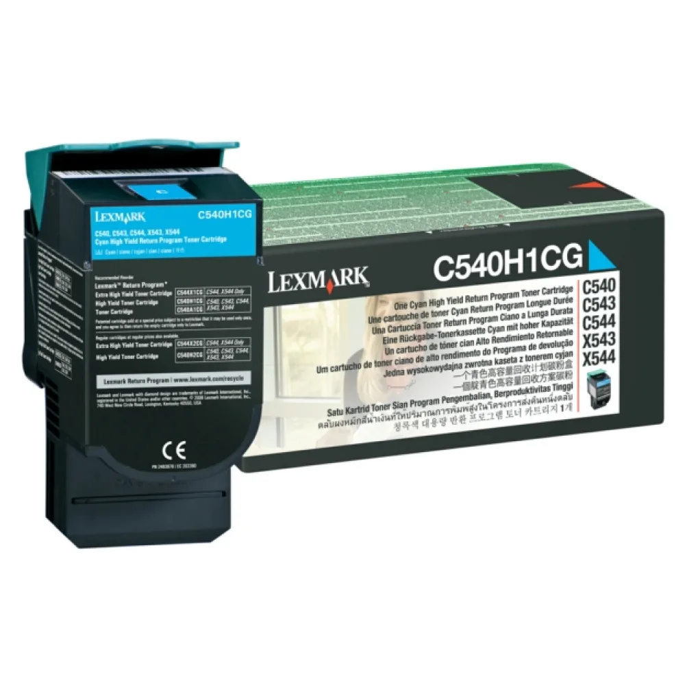 Original Lexmark C540H1CG Toner cyan