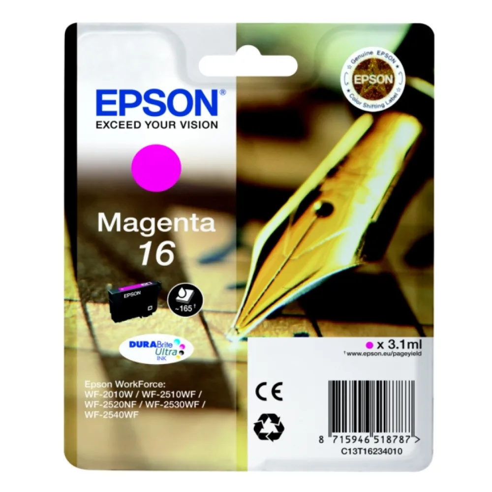 Original Epson C13T16234012 / 16 Tintenpatrone magenta