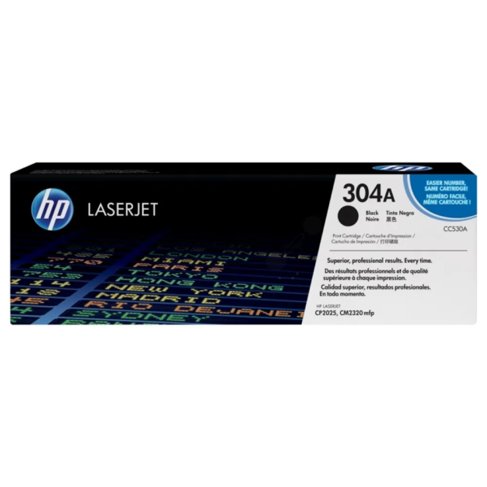 Original HP CC530A / 304A Toner schwarz