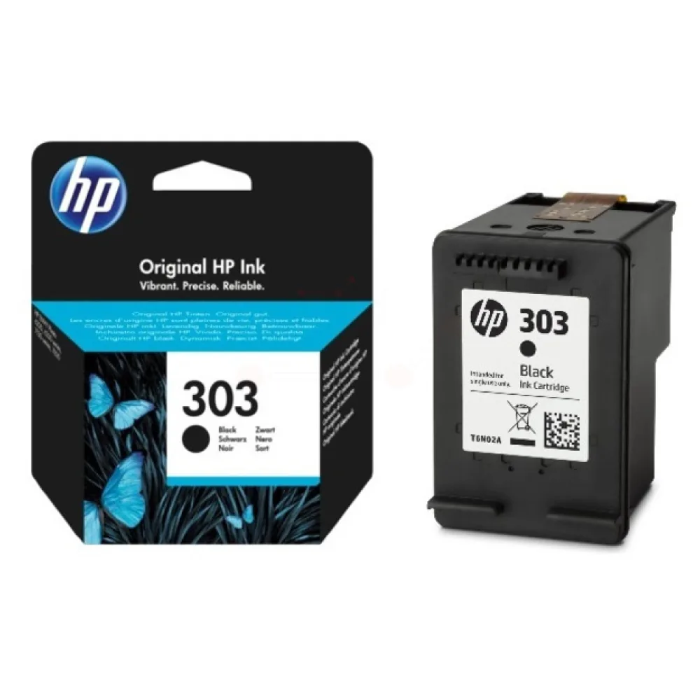 Original HP T6N02AE / 303 Druckkopfpatrone schwarz