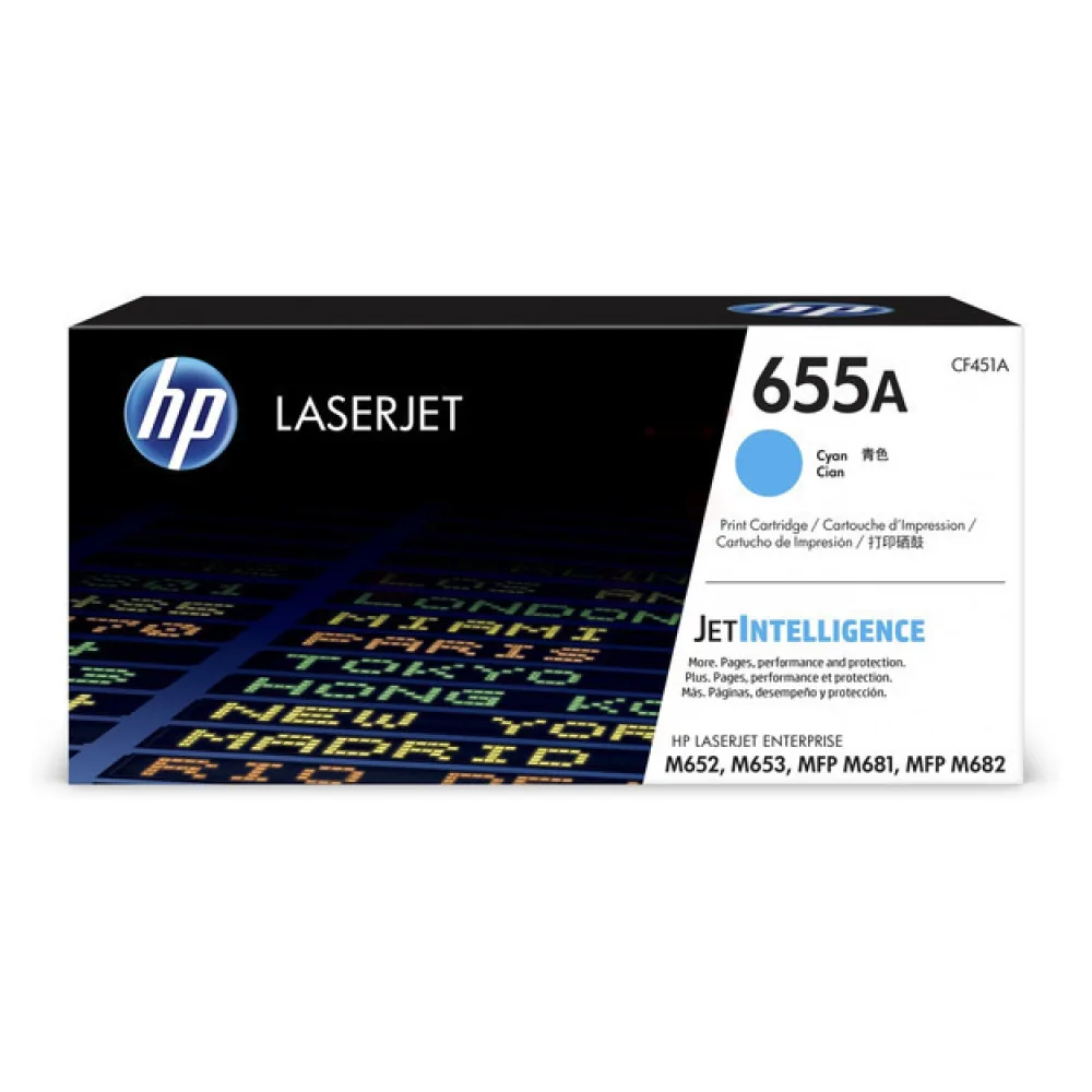 Original HP CF451A / 655A Toner cyan