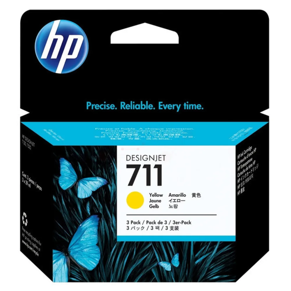 Original HP CZ136A / 711 Tintenpatrone gelb