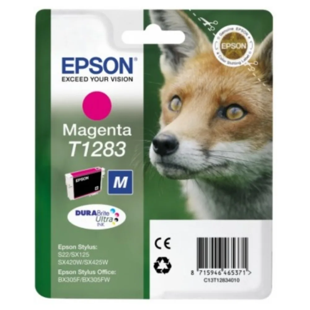 Original Epson C13T12834012 / T1283 Tintenpatrone magenta