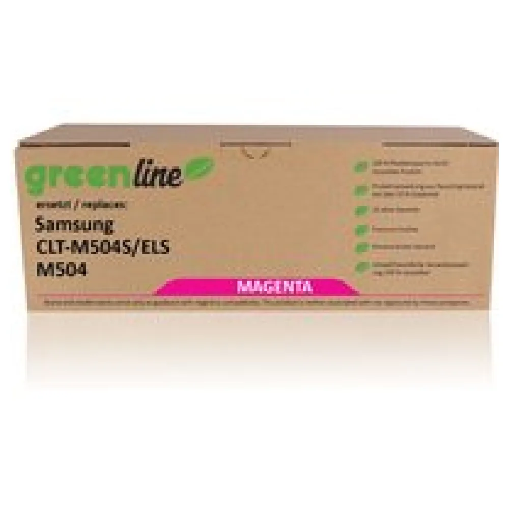 greenline ersetzt Samsung / HP CLT-M 504 S/ELS / M504 Tonerkartusche, magenta – Bild 2