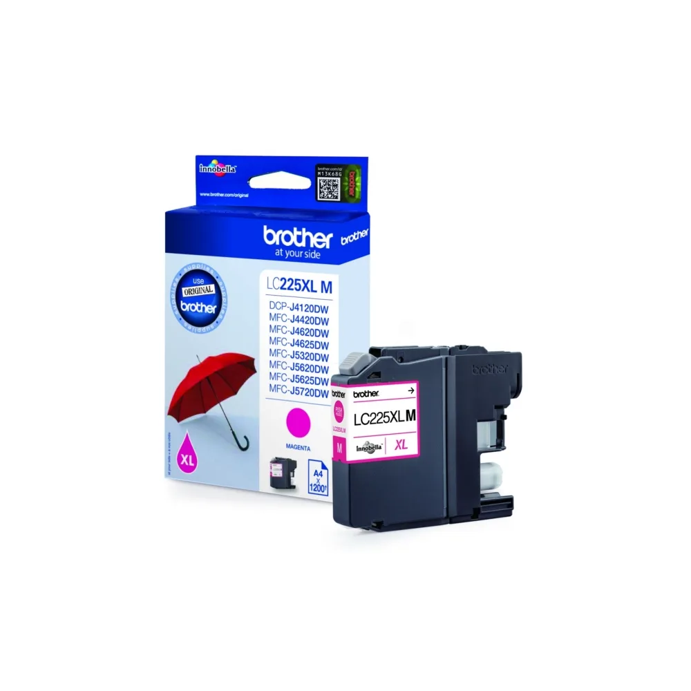 Original Brother LC225XLM Tintenpatrone magenta