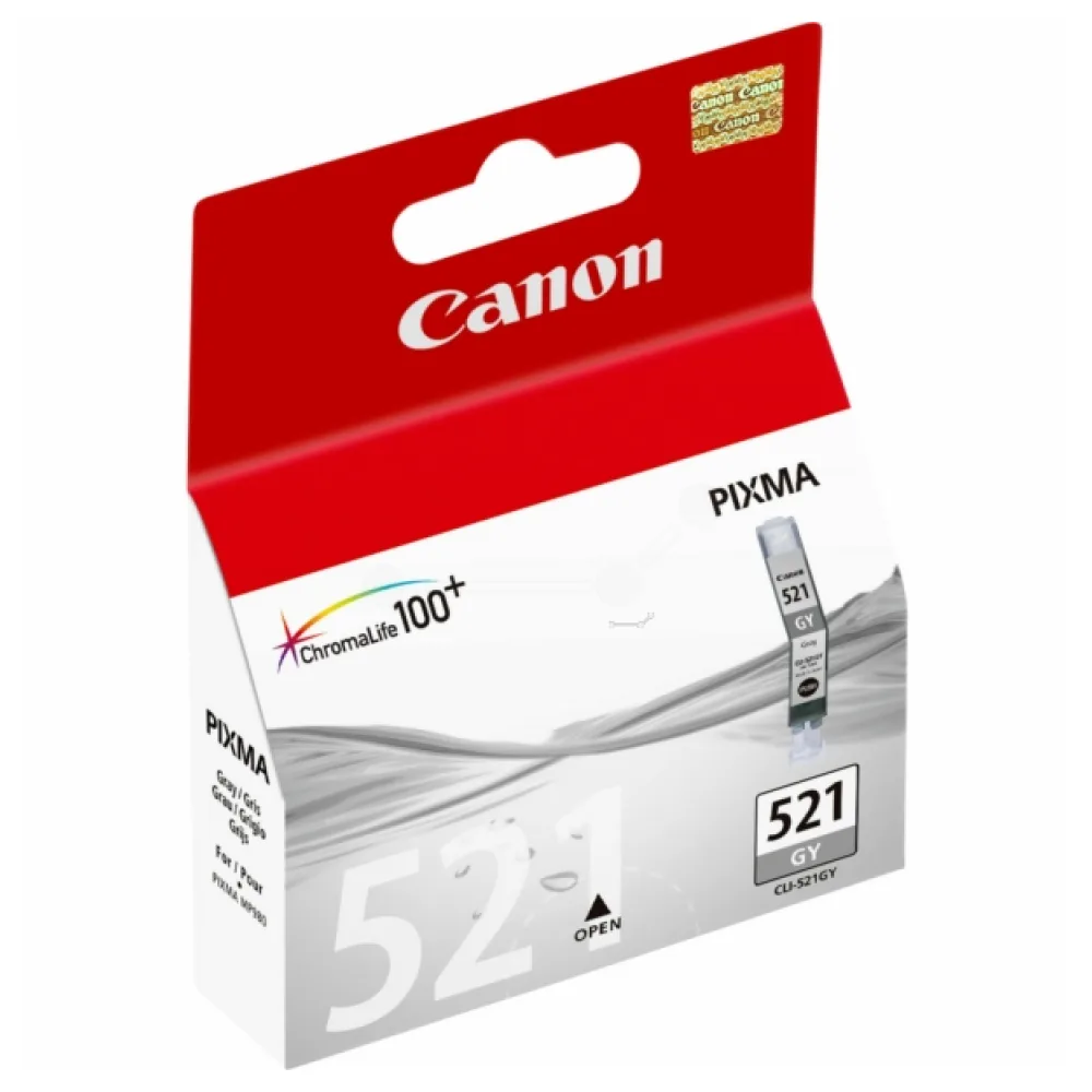 Original Canon 2937B001 / CLI521GY Tintenpatrone grau