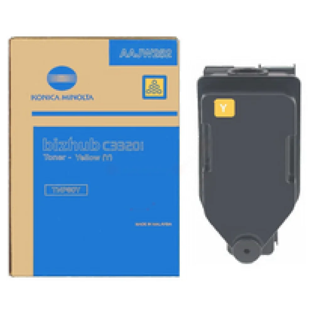 Original Konica Minolta AAJW252 / TNP80Y Toner gelb – Bild 2