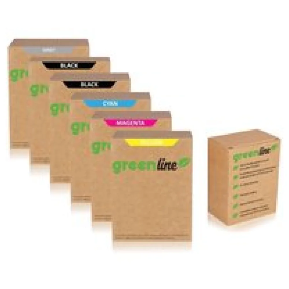 greenline Multipack ersetzt Canon 4529B001 / PGI-525PGBK enthält 6x Tintenpatrone – Bild 2