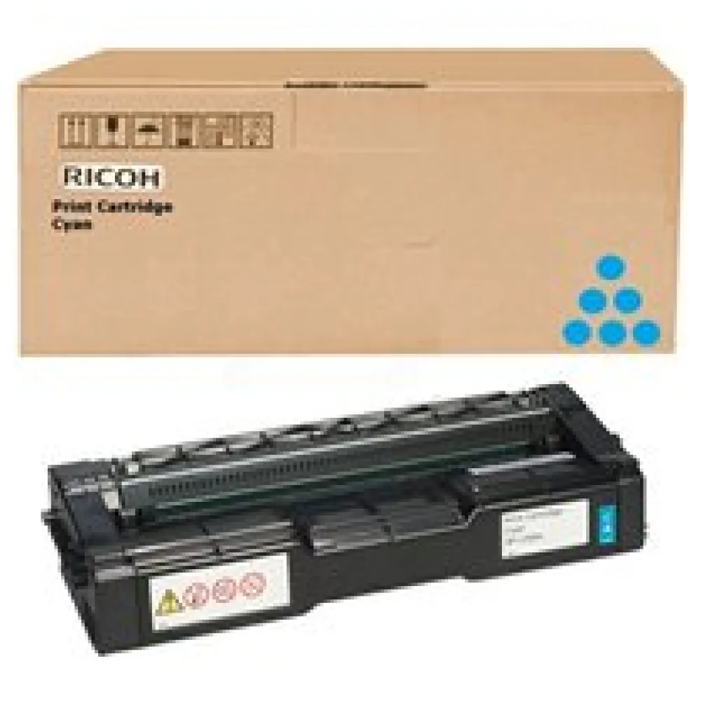 Original Ricoh 407532 Toner cyan – Bild 2