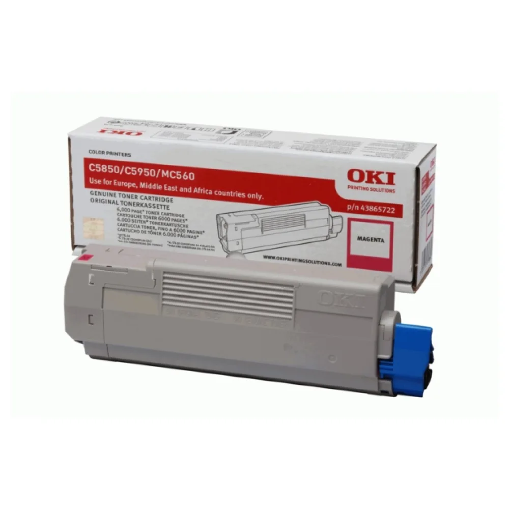 Original OKI 43865722 Toner magenta