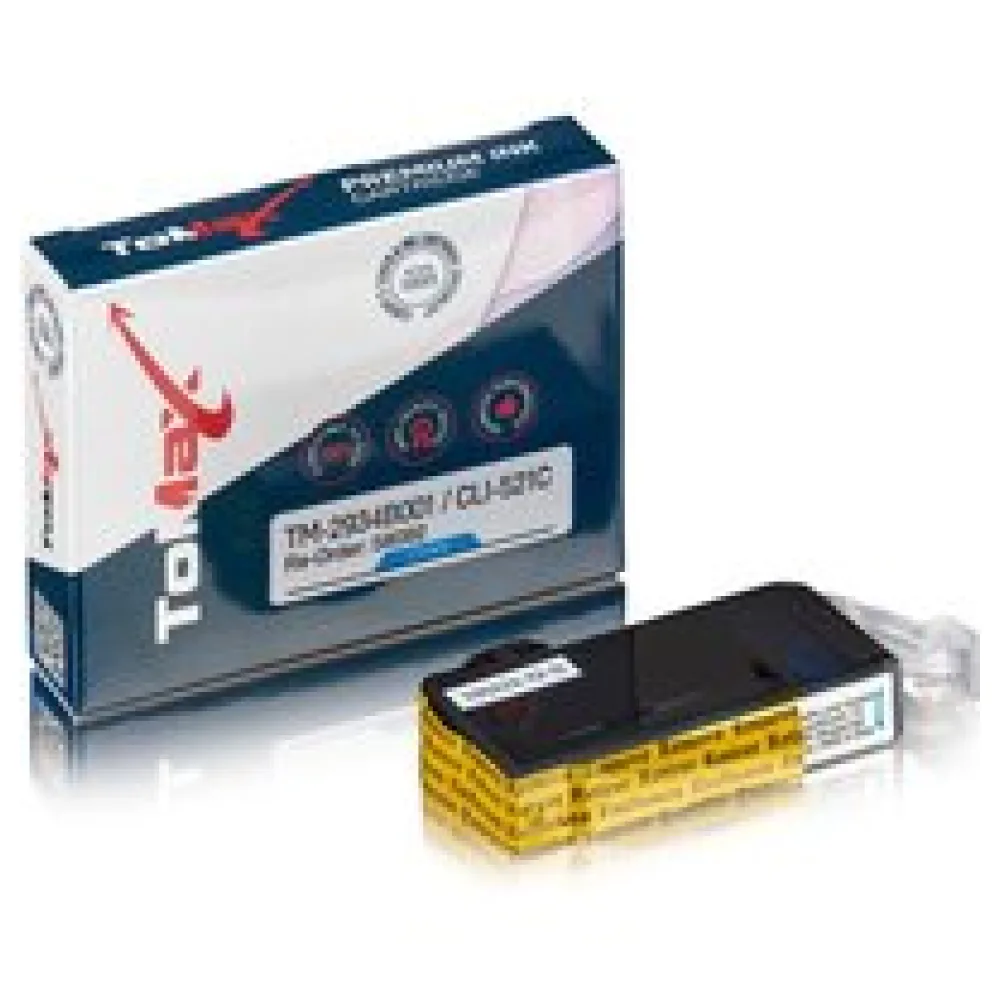 ToMax Premium ersetzt Canon 2934B001 / CLI-521C Tintenpatrone Cyan – Bild 2