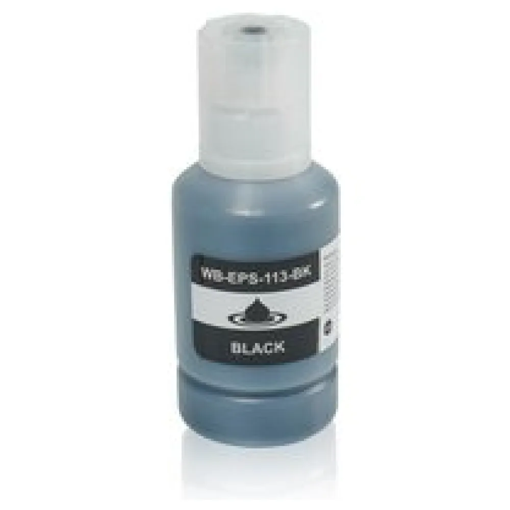 Kompatibel zu Epson C13T06B140 / 113 Tintenflasche, schwarz – Bild 2