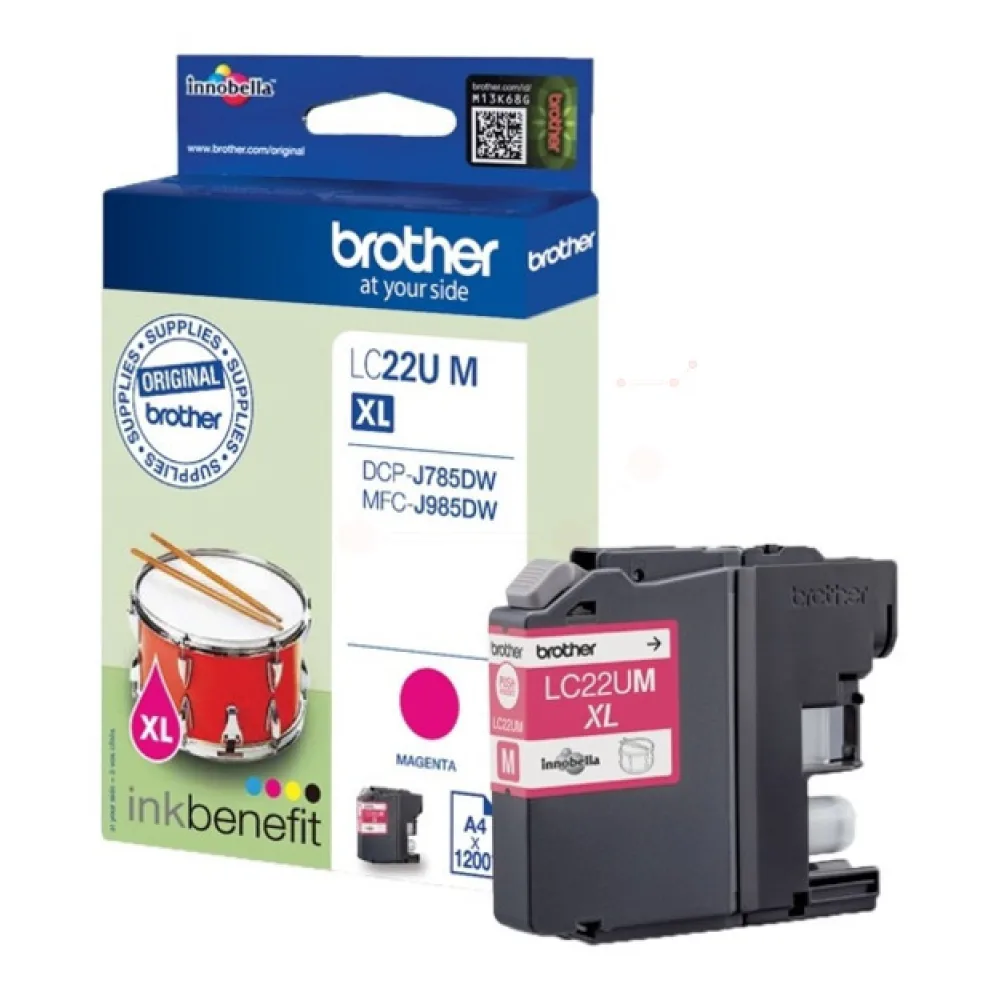 Original Brother LC22UM Tintenpatrone magenta