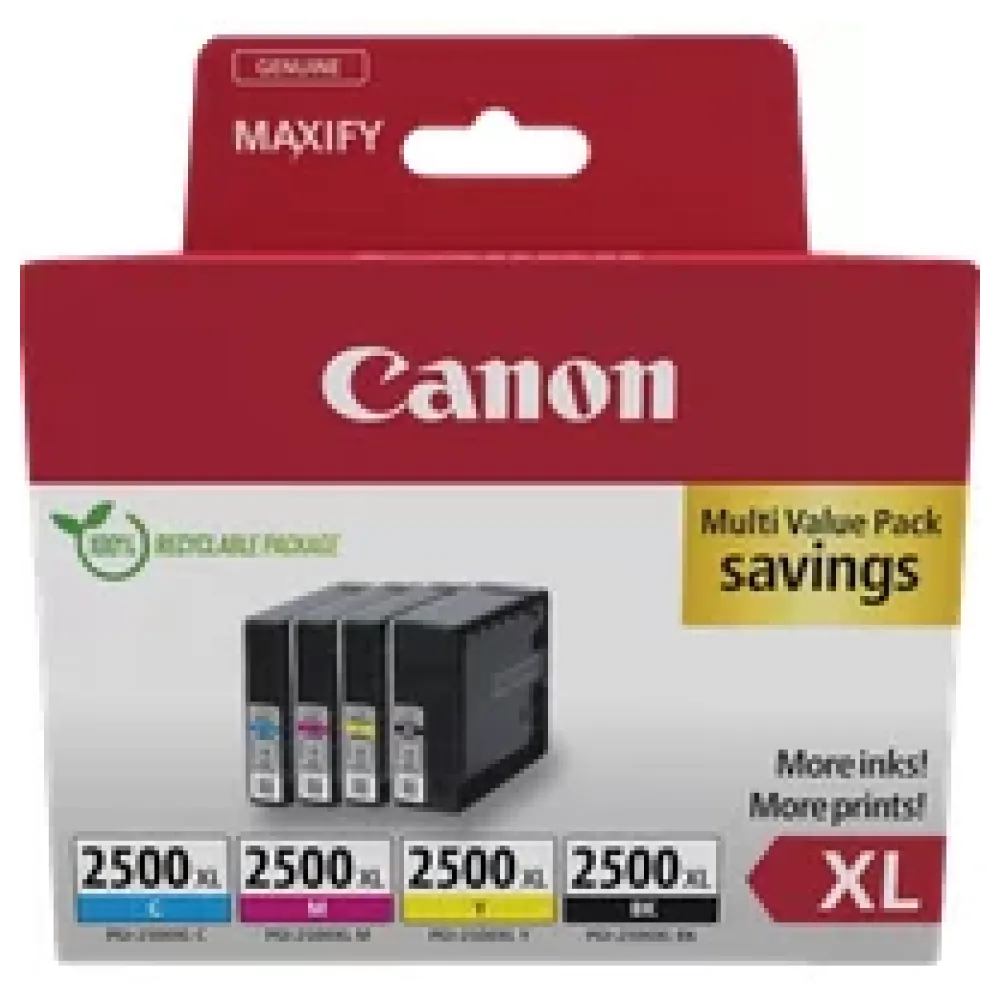 Original Canon 9254B010 / PGI2500XLBKCMY Tintenpatrone Multipack – Bild 2