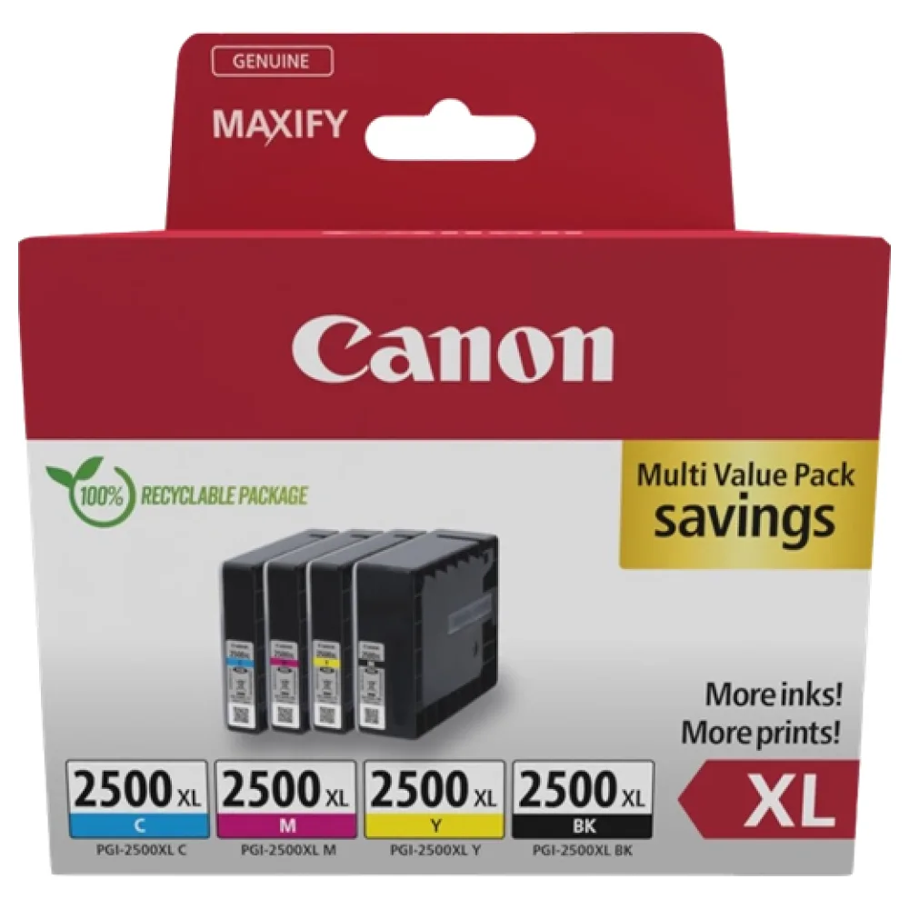Original Canon 9254B010 / PGI2500XLBKCMY Tintenpatrone Multipack