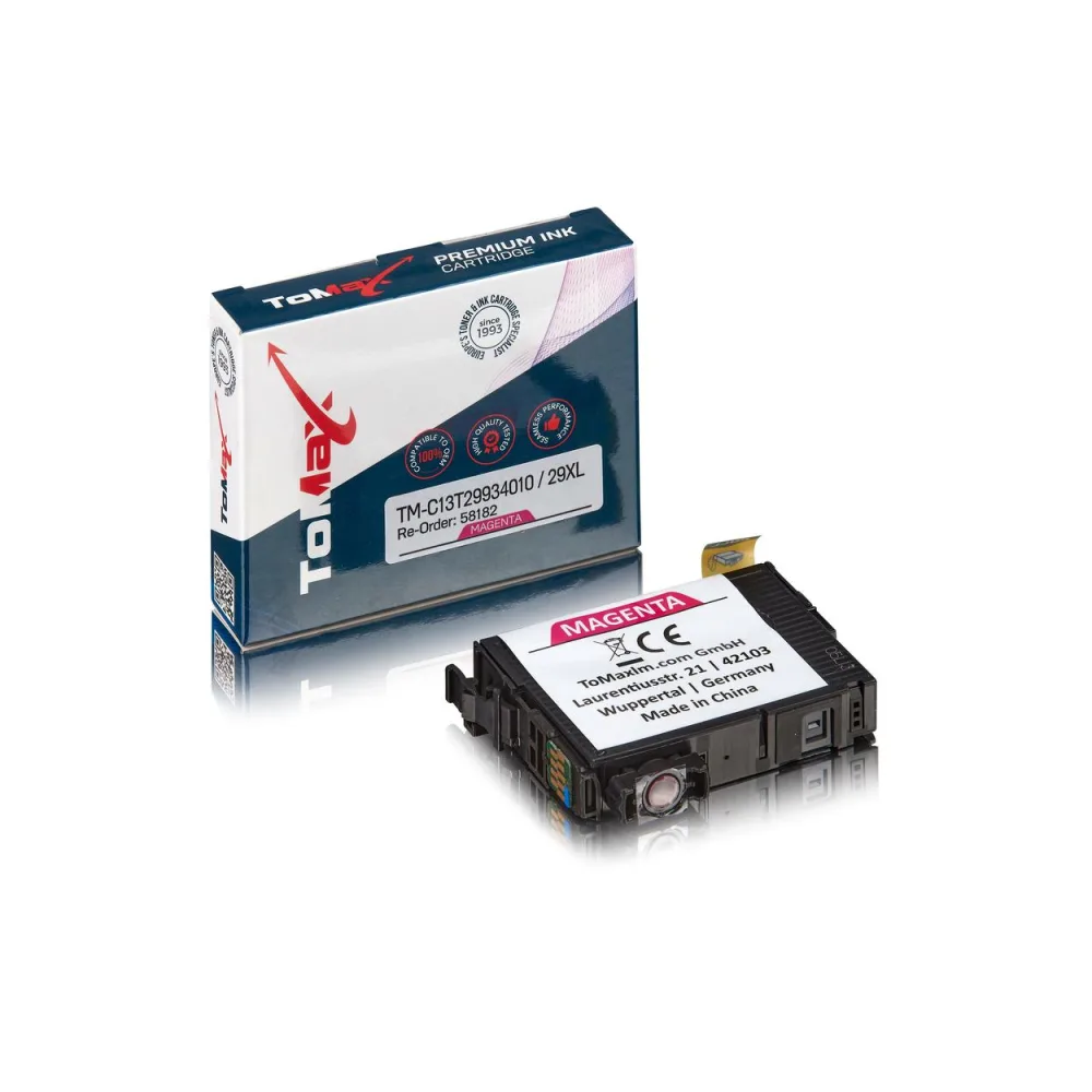 ToMax Premium ersetzt Epson C13T29934010 / 29XL Tintenpatrone, Magenta